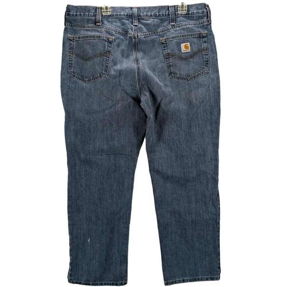 Carhartt Jeans Mens 40 x 29 Blue Denim Pants Western Workwear Rodeo Ranch Farm